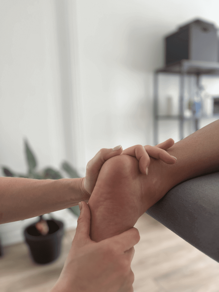Fysiotherapie bij een enkelblessure